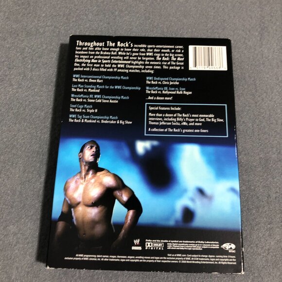 WWE Champion Wrestling The Rock, Three Disc Set, Dwayne Johnson Wrestle Mania - Picture 2 of 6